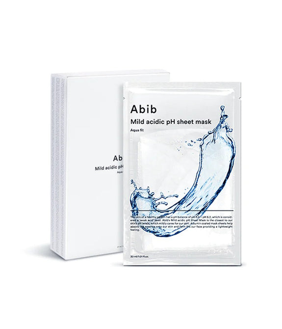 Abib Mild Acidic pH Sheet Mask Aqua Fit 30ml x 10pcs